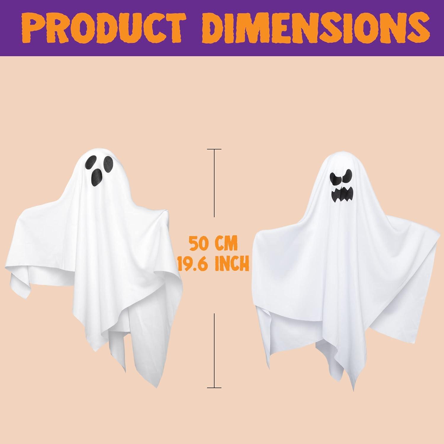 imageJOYIN 6 Pcs Halloween Decorations Outdoor Hanging Ghost 196 White Flying Ghost for Halloween Party Decorations Hanging Decor for Indoor Garden Yard Front Porch Patio Lawn Holiday Props