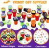 imageJOYIN 100 Pcs Halloween Stampers for Kids Gift 25 Designs Assorted Plastic Stamps Bulk for Halloween Party Favors Goodie Bag Fillers Teacher Student Stamps for Classroom Game Prizes
