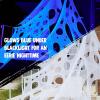 imageJOYIN 1000sqft Halloween Spider Web Decoration Outdoor GlowinTheDark Giant Spiderweb DIY Stretchy Flexible Beef Netting in White Blue at Night Green Orange for Neon Decor Indoor Haunted HouseWhite Blue Under Black Light