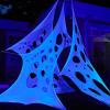 imageJOYIN 1000sqft Halloween Spider Web Decoration Outdoor GlowinTheDark Giant Spiderweb DIY Stretchy Flexible Beef Netting in White Blue at Night Green Orange for Neon Decor Indoor Haunted HouseWhite  Green  Orange