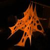 imageJOYIN 1000sqft Halloween Spider Web Decoration Outdoor GlowinTheDark Giant Spiderweb DIY Stretchy Flexible Beef Netting in White Blue at Night Green Orange for Neon Decor Indoor Haunted HouseWhite  Green  Orange