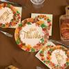imageJOYIN 100Pcs Thanksgiving Paper Plates and Napkins Disposable Dinnerware Set for 25 Guests Give Thanks Theme Party Supplies Happy Thanksgiving Autumn Tableware SetGive Thanks