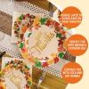 imageJOYIN 100Pcs Thanksgiving Paper Plates and Napkins Disposable Dinnerware Set for 25 Guests Give Thanks Theme Party Supplies Happy Thanksgiving Autumn Tableware SetGive Thanks