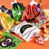 imageJOYIN 108 PCS Halloween Drawstring Treat Bags with 9 Character Designs Mini Halloween Goodie Candy Bags Plastic Gift Bag Bulk for Kids Boys Girls Trick or Treating Party Favor Supplies