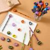 imageJOYIN 108PCS Halloween Pencils with Erasers Stationery Set 108 Colorful Pencils in 6 Design 108 Giant Erasers in 12 Style for Kid Trick or Treat Halloween Party Favor Supplies Classroom Prize Gift