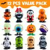 imageJOYIN 12 PCS Halloween Wind Up Toys for Kids Gifts Wind Up Toys Bulk for Halloween Party Favors Goodie Bag Fillers Student School Classroom Favors Carnival Game Prizes