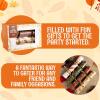imageJOYIN 12 Pack Thanksgiving Party Table Favor No Snap No Popping with Party Hat Joke ampamp Gift Inside Thanksgiving Holiday Traditions Random gifts with Autumn Leaves Pumpkin Lettering Designs
