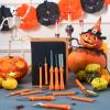 imageJOYIN 12 Pcs Halloween Pumpkin Carving Kit Tools Professional Carving Set with Handbag 12 Stainless Steel Doublesided Sculpting Tool for Kids DIY JackoLantern Party Decor Family Craft SuppliesClassic Set