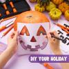 imageJOYIN 12 Pcs Halloween Pumpkin Carving Kit Tools Professional Carving Set with Handbag 12 Stainless Steel Doublesided Sculpting Tool for Kids DIY JackoLantern Party Decor Family Craft SuppliesClassic Set with Accessories