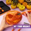 imageJOYIN 12 Pcs Halloween Pumpkin Carving Kit Tools Professional Carving Set with Handbag 12 Stainless Steel Doublesided Sculpting Tool for Kids DIY JackoLantern Party Decor Family Craft SuppliesClassic Set