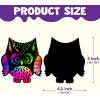 imageJOYIN 120 Pcs Halloween Rainbow Scratch Art Crafts for Kid Halloween Party Favors Scratch Off Paper with 18 Designs for Party Supplies Classroom Activities Game Goodies Gifts