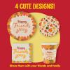 imageJOYIN 125 PCS Thanksgiving Disposable Dinnerware Dinner Plate Thanksgiving Paper Plates and Napkins Sets Party Favor Supplies Decorations Fall Harvest