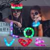 imageJOYIN 12PCS Halloween Glow Sticks Bulk Party Pack Halloween Light Up Pop Tube Toys 6 Colors Glowsticks for Kids Trick or Treat Holiday Glow in the Dark Party Supplies Favors Camp Games Activities