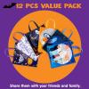 imageJOYIN 12PCS Halloween Large Treat Goody Tote Bags 17 x 15 Halloween Candy Gift Bags Bulk Goodie Snack Baggies for Kids Trick or Treating School Classroom Gifts Party Favor Supplies in 6 Designs