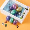 imageJOYIN 12PCS Halloween Slime Toys Slime Eggs with Stress Relief and Squeeze Playing Squishy Toys for Kids Trick or Treating Halloween Party Favors Supplies While You are Working from Home