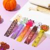 imageJOYIN 144 PCS Halloween Bookmark Rulers Ruler Markers Party Favor Pack 6 Designs with Halloween Themed Print for Party Dcor Classroom Rewards Supplies Goodie Bag Filler Kid Trick or Treat Prize