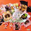 imageJOYIN 150 PCS Halloween Cellophane Treat Bags Self Adhesive Clear Cookie and Candy Bags for Kids Trick or Treating Small Goodie Gift Ziplock Bag Bulk for Halloween Party Favors Supplies in 6 Designs