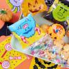 imageJOYIN 150 Pcs Halloween Cellophane Treat Bags Candy Goodie Bags Halloween Goody Gift Bag for Kid Trick or Treating Small Ziplock Snack Cookie Bag Bulk for Classroom Party Favor Supplies in 6 Design