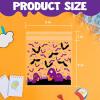 imageJOYIN 150PCS Halloween Cellophane Treat Bags Halloween Goodie Candy Bags Clear Selfadhesive Bag Plastic Cookie Bag Bulk for Kids Trick or Treating Classroom Party Favor Supplies in 6 DesignsMulticolor