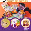 imageJOYIN 150PCS Halloween Cellophane Treat Bags Halloween Goodie Candy Bags Clear Selfadhesive Bag Plastic Cookie Bag Bulk for Kids Trick or Treating Classroom Party Favor Supplies in 6 DesignsMulticolor