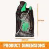 imageJOYIN 157 Halloween Decorations Outdoor Graveyard Tombstones 6 Pcs Skeleton RIP Plastic Gravestones Halloween Decor with 12 Metal Stakes for Yard Lawn Garden Prop Party Decor SuppliesFluorescence