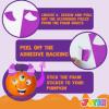 imageJOYIN 16 Packs Halloween Pumpkin Decorating Stickers Foam Craft Kit Halloween Party Favors for Kids Party Supplies Arts Activities Jack O Lantern Face Sticker School Games GiftsFunny