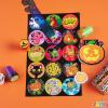 imageJOYIN 168PCS Halloween Stationery Set Art Set for Kids Birthday Gifts 24 Pack Halloween Themed Stationery Class Exchange Party Favors Supplies Carnival Game Prizes Gifts Goodies Bags Fillers