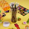 imageJOYIN 168PCS Halloween Stationery Set Art Set for Kids Birthday Gifts 24 Pack Halloween Themed Stationery Class Exchange Party Favors Supplies Carnival Game Prizes Gifts Goodies Bags Fillers