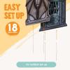 imageJOYIN 16quot 9 Pcs Halloween Tombstones Decorations Outdoor Graveyard Decor Yard Lawn Cemetery Plastic Headstones with 18 Metal Stakes for Halloween Indoor Prop Decorations Party Decor SuppliesClassic