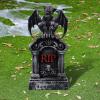 imageJOYIN 17 Halloween Animatronic Outdoor Tombstones Decorations LED Graveyard Gravestone Decorations Animated Decor Outside with Sound Activated Creepy Voice Motion for Yard Garden Haunted House Lawn