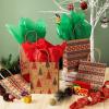 imageJOYIN 18 PCS Christmas Bags Assorted Sizes Kraft Treat Candy Bags Small 55 Medium 9 Large 13 for Xmas Party Favors Decoration Holiday Present Wrapping Thanksgiving Gift Decordark brown