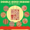 imageJOYIN 18 PCS Christmas Bags Assorted Sizes Kraft Treat Candy Bags Small 55 Medium 9 Large 13 for Xmas Party Favors Decoration Holiday Present Wrapping Thanksgiving Gift Decordark brown