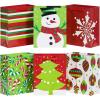 imageJOYIN 18 PCS Christmas Paper Bags for Present Xmas Gift Wrap Bags with Handles for Wrapping Xmas Holiday Presents Thanksgiving Gift Decor Classroom and Party Favors 9quotx 35quotx 73quot