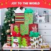 imageJOYIN 18 PCS Christmas Paper Bags for Present Xmas Gift Wrap Bags with Handles for Wrapping Xmas Holiday Presents Thanksgiving Gift Decor Classroom and Party Favors 9quotx 35quotx 73quot