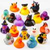 imageJOYIN 18 PCS Halloween Rubber Ducks Halloween Ducks for Halloween Goodie Bag Fillers Rubber Duckies Baby Bath Toys for Halloween Party Favors Decorations School Classroom Game Prizes