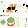 imageJOYIN 18 Packs Halloween Craft Foam Stickers Arts Activities Party Supplies Kids Party Favors Pumpkin Decorating Kit Jack O Lantern Face Stickers in 6 Designs Pumpkin Decor School GamesCute