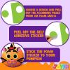 imageJOYIN 18 Packs Halloween Craft Foam Stickers Arts Activities Party Supplies Kids Party Favors Pumpkin Decorating Kit Jack O Lantern Face Stickers in 6 Designs Pumpkin Decor School GamesFunny