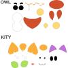imageJOYIN 18 Packs Halloween Craft Foam Stickers Arts Activities Party Supplies Kids Party Favors Pumpkin Decorating Kit Jack O Lantern Face Stickers in 6 Designs Pumpkin Decor School GamesCute