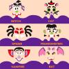 imageJOYIN 18 Packs Halloween Craft Foam Stickers Arts Activities Party Supplies Kids Party Favors Pumpkin Decorating Kit Jack O Lantern Face Stickers in 6 Designs Pumpkin Decor School GamesFunny
