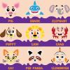 imageJOYIN 18 Packs Halloween Pumpkin Decorating Stickers Craft Kit Halloween Party Supplies Arts Activities Kids Party Favors Jack O Lantern Foam Face Sticker in 9 Animal Designs Classroom Games