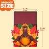 imageJOYIN 18PCS Thanksgiving Cutlery Holders Set Thanksgiving Turkey Utensil Dcor Autumn Fall Harvest Party Supplies Thankyou Cards Table Decoration Party Favors