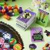 imageJOYIN 192PCS Halloween Stationery Set Trick or Treat Gifts for Kids 24 Pack Halloween Themed Stationery Set for Party Favors Carnival Game Prizes Classroom School Party Supplies Goodie Bag Fillers