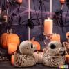 imageJOYIN 2 PCS 45 Duck Skeleton Plastic Bones Halloween Decorations for Spooky Animal Courtyard Halloween Graveyard Decor Indoor Outdoor Prop Party Trick or Treat Decor