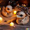 imageJOYIN 2 PCS 45 Duck Skeleton Plastic Bones Halloween Decorations for Spooky Animal Courtyard Halloween Graveyard Decor Indoor Outdoor Prop Party Trick or Treat Decor