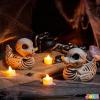 imageJOYIN 2 PCS 45 Duck Skeleton Plastic Bones Halloween Decorations for Spooky Animal Courtyard Halloween Graveyard Decor Indoor Outdoor Prop Party Trick or Treat Decor