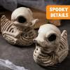 imageJOYIN 2 PCS 45 Duck Skeleton Plastic Bones Halloween Decorations for Spooky Animal Courtyard Halloween Graveyard Decor Indoor Outdoor Prop Party Trick or Treat Decor