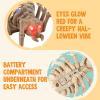 imageJOYIN 2 PCS Halloween Spider Skeleton Decoration 45 inch Glowing Plastic Animal Bone Model LightUp Halloween Decoration for Parties Haunted House Cemetery Indoor Tabletop Decorations