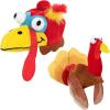 imageJOYIN 2 PCS Silly Thanksgiving Turkey Cap Novelty Hats for Thanksgiving Night Event Dressup Party Costume Hats for Role Play Carnival Cosplay Decoration ampamp Accessories