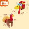 imageJOYIN 2 PCS Silly Thanksgiving Turkey Cap Novelty Hats for Thanksgiving Night Event Dressup Party Costume Hats for Role Play Carnival Cosplay Decoration ampamp Accessories