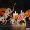 imageJOYIN 2 PCS Skeleton Cats Halloween Decorations Set Animal Courtyard for Photo Props Indoor Outdoor Decorations Trick or Treat Decor Spooky Scene Party Favors 7  79  3 inches